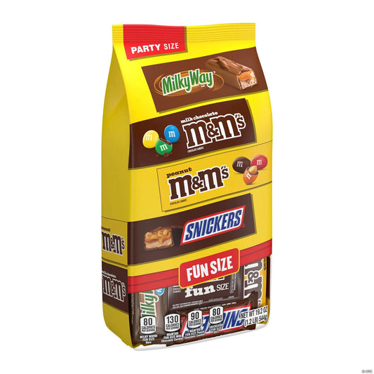 19.2 oz. Mars & Classic Chocolate Fun Size Candy Party Mix - 35 Pc.