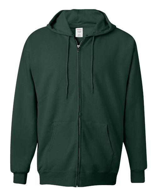 Ultimate Cotton® Full-Zip Hooded Sweatshirt | USA Decoration