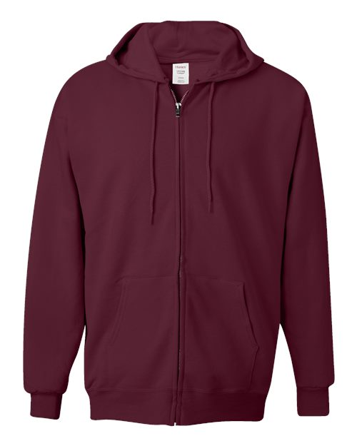 Ultimate Cotton® Full-Zip Hooded Sweatshirt | USA Decoration