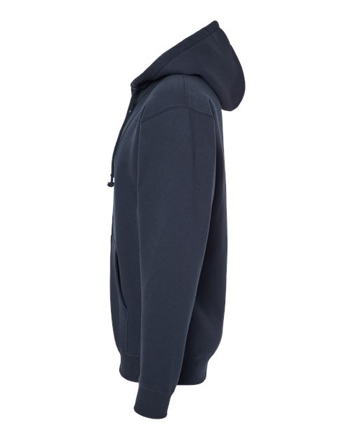 Heavyweight Full-Zip Hooded Sweatshirt | USA Decoration