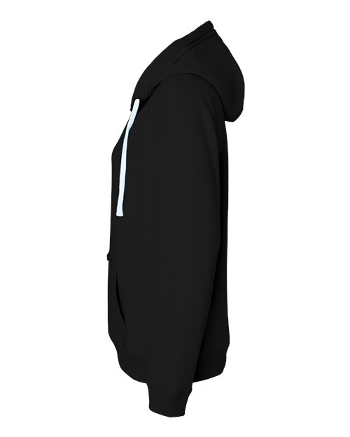 Women's Sueded V-Neck Hooded Sweatshirt | USA Decoration
