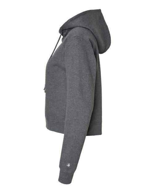 Women's Crop Hooded Sweatshirt | USA Decoration