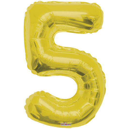34 inch NUMBER 5 - KALEIDOSCOPE - GOLD | USA Decoration®
