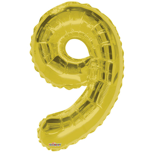 34 inch NUMBER 9 - KALEIDOSCOPE - GOLD | USA Decoration®