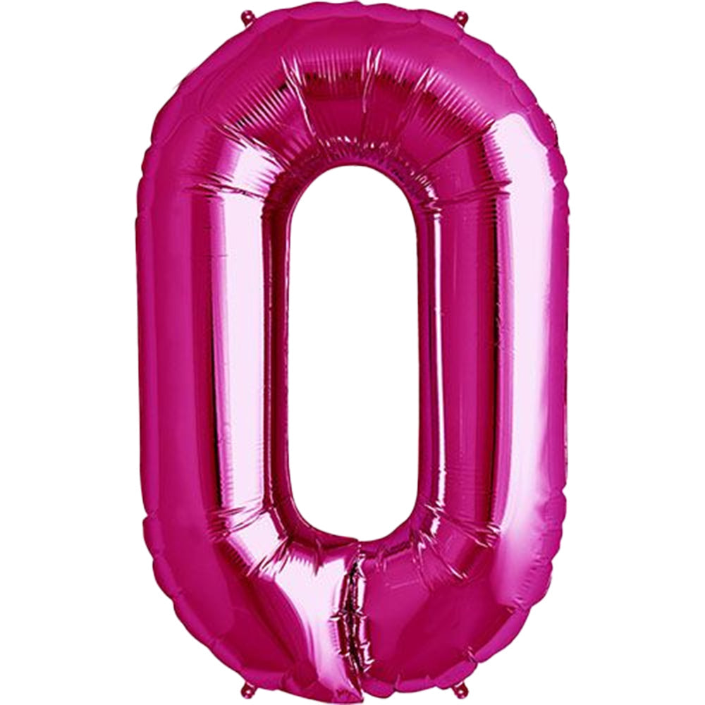 34 inch NUMBER 0 - KALEIDOSCOPE - PINK | USA Decoration®