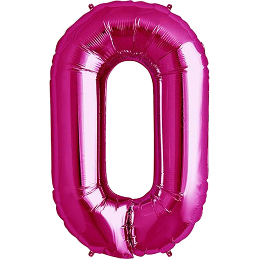 34 inch NUMBER 0 - KALEIDOSCOPE - PINK | USA Decoration®