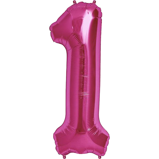 34 inch NUMBER 1 - KALEIDOSCOPE - PINK | USA Decoration®