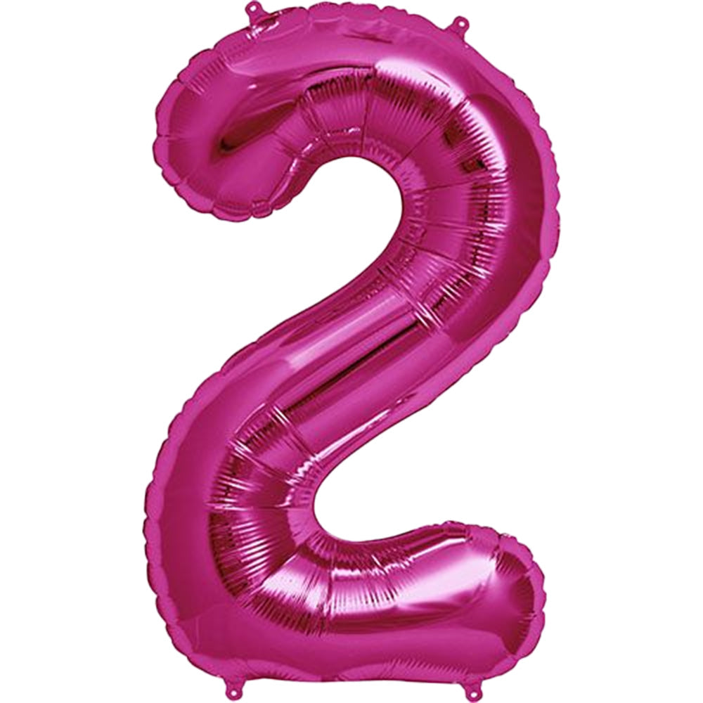 34 inch NUMBER 2 - KALEIDOSCOPE - PINK | USA Decoration®