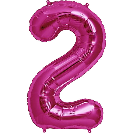 34 inch NUMBER 2 - KALEIDOSCOPE - PINK | USA Decoration®