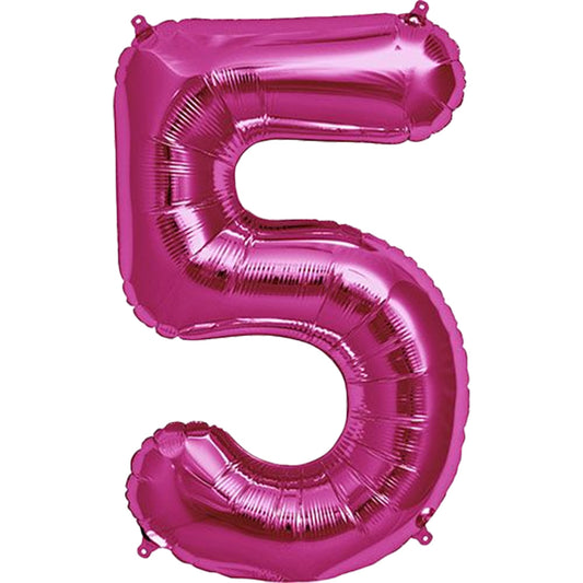 34 inch NUMBER 5 - KALEIDOSCOPE - PINK | USA Decoration®