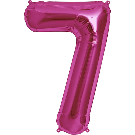 34 inch NUMBER 7 - KALEIDOSCOPE - PINK | USA Decoration®