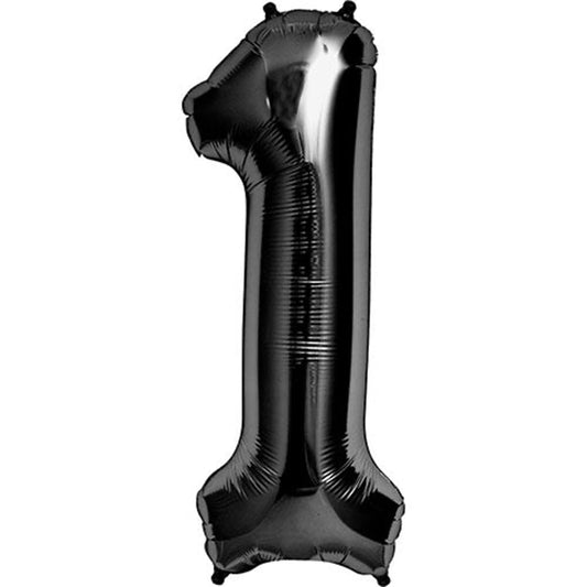 34 inch NUMBER 1 - KALEIDOSCOPE - BLACK | USA Decoration®