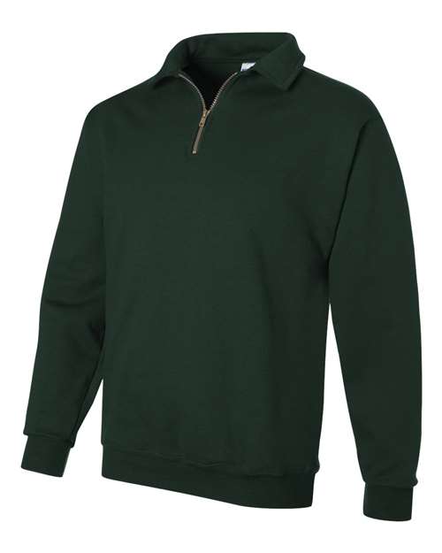 Super Sweats NuBlend® Quarter-Zip Cadet Collar Sweatshirt | USA Decoration