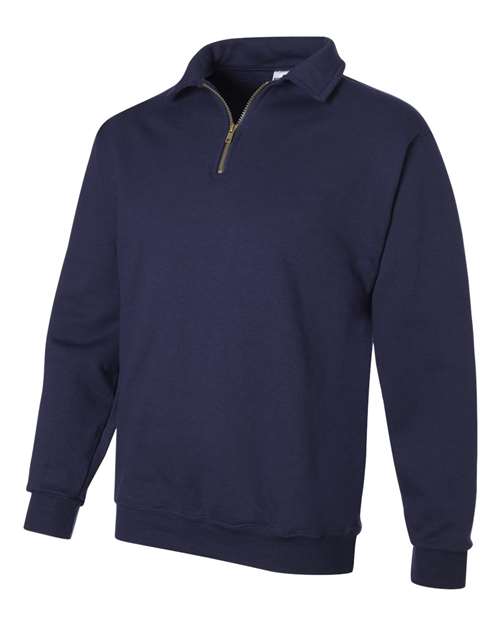 Super Sweats NuBlend® Quarter-Zip Cadet Collar Sweatshirt | USA Decoration