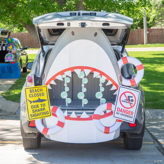 19" - 43" Deluxe Shark Trunk-or-Treat Decorating Kit - 14 Pc.