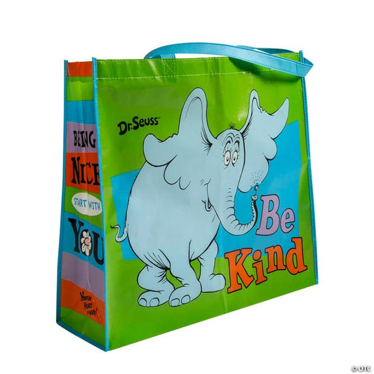 19" x 17 1/2" Large Dr. Seuss™ Horton Be Kind Laminated Nonwoven Shopper Tote Bag