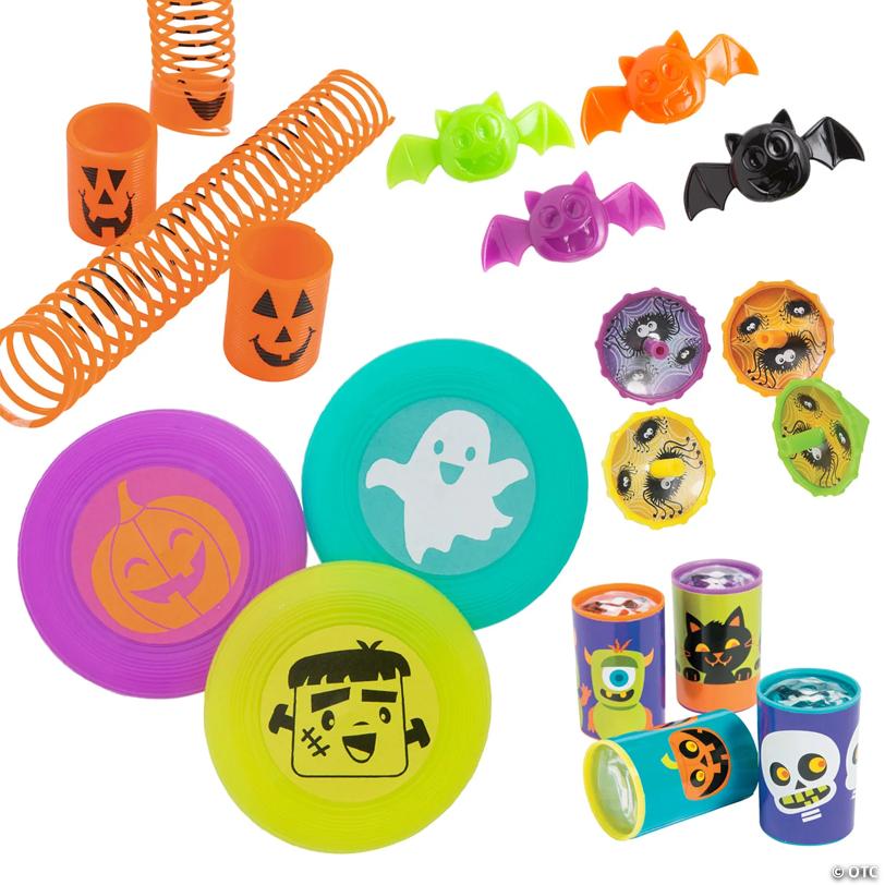 1 1/2" – 3 1/2" Bulk 360 Pc. Value Halloween Toy Assortment