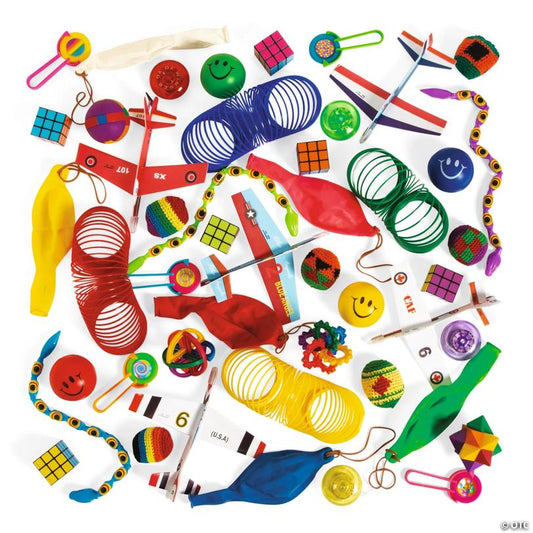 1 1/2" - 16" Bulk 48 Pc. Top-Rated Novelty Toy Assortment
