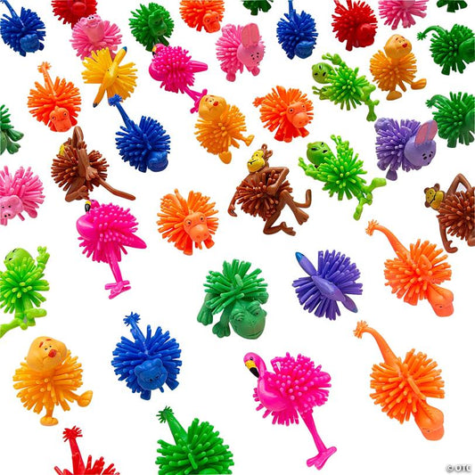 1 1/2" - 2" Bulk 48 Pc. Mini Porcupine Characters Assortment