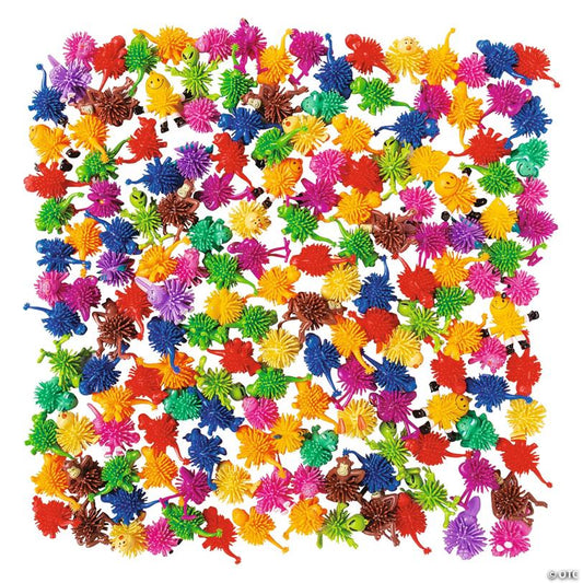 1 1/2" - 2" Mega Bulk 200 Pc. Mini Porcupine Solid Color Vinyl Character Assortment