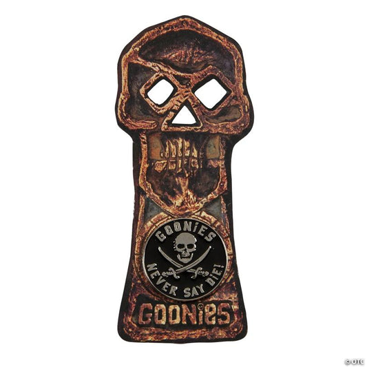 1 1/4" The Goonies™ Official Member Metal Pin with Card - 12 Pc.