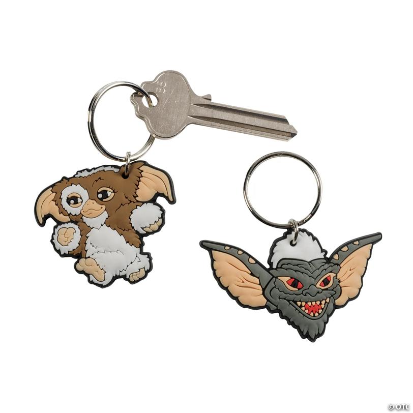 1 1/4" - 1 1/2" Gremlins™ Multicolor Rubber Keychains – 12 Pc.