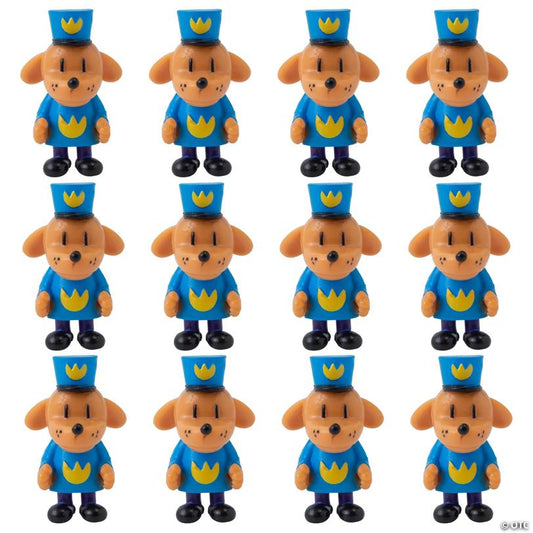 1 1/4" x 2" Mini Dog Man™ Vinyl Toys – 12 Pc.