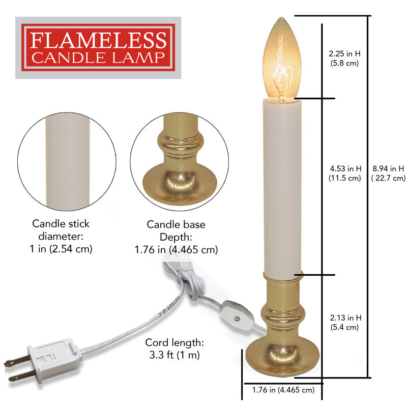 Winter Cardinals Fiber Optic Candle