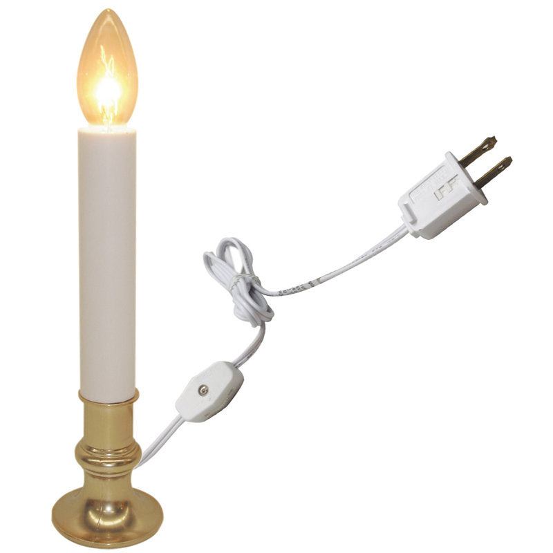 Winter Cardinals Fiber Optic Candle