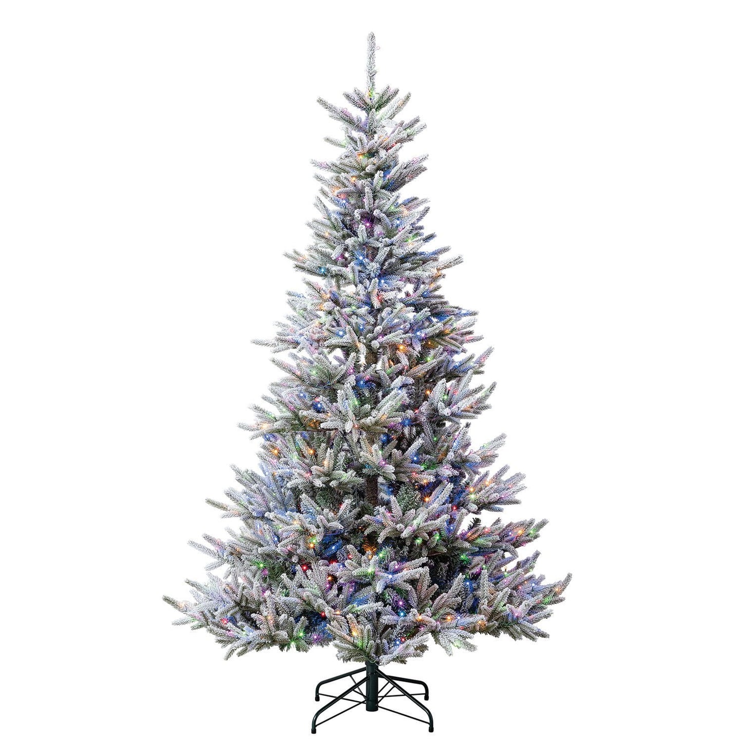 Member's Mark 7.5' Pre-Lit Snowy Georgia Christmas Tree | USA Decoration®