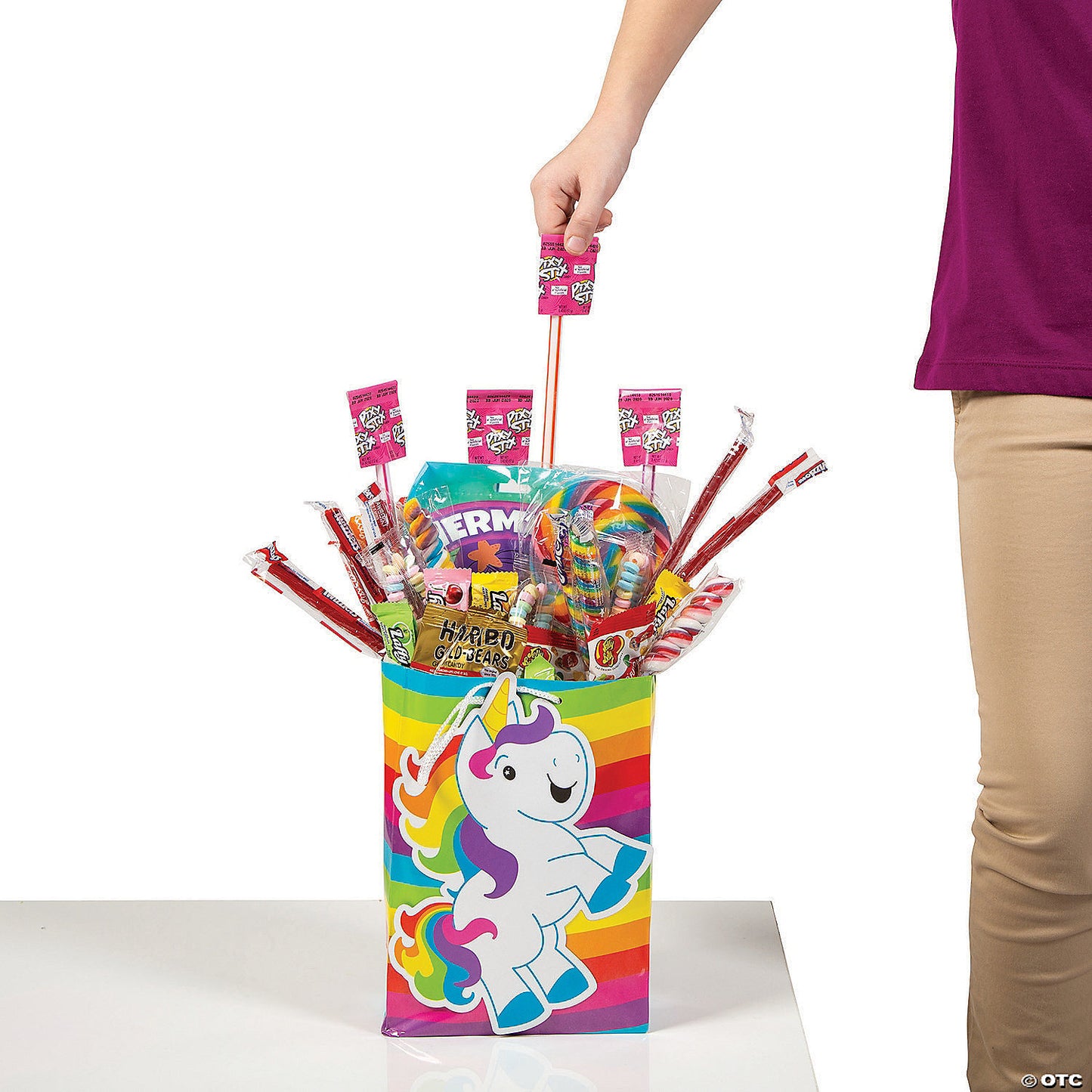 2 1/2" Stretchable Multicolored Hard Candy Bracelets - 48 Pc. | USA Decoration®