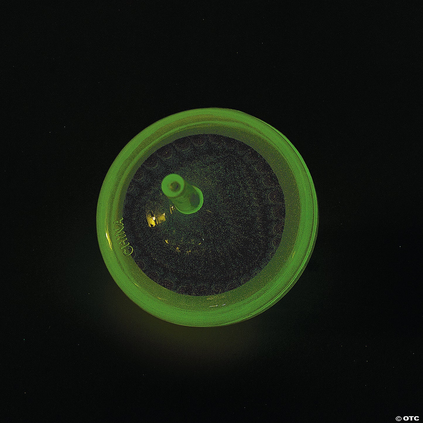 2" Glow-in-the-Dark Tie-Dyed Plastic Spin Top Toys - 12 Pcs. | USA Decoration®