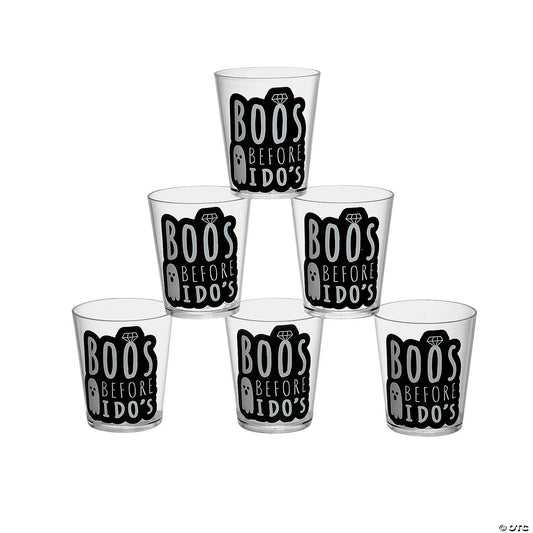 2 oz. Boos Before I Do’s Disposable Plastic Shot Glasses - 12 Pc.