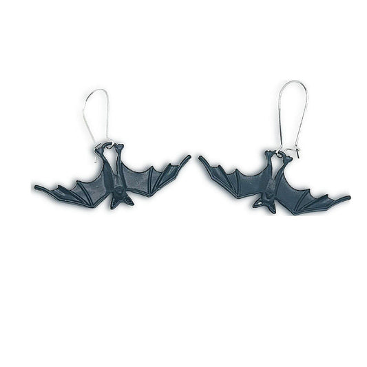 2 Pack Black Bat Halloween Earrings | USA Decoration®