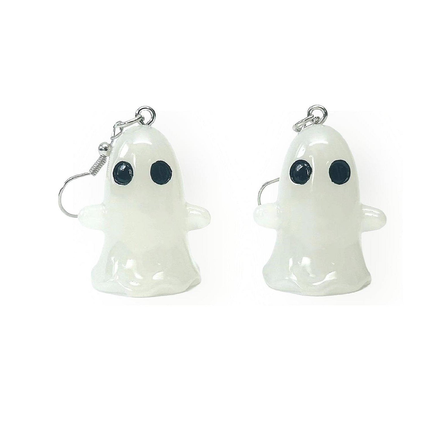 2 Pack Glow Cute Ghost Halloween Earrings | USA Decoration®