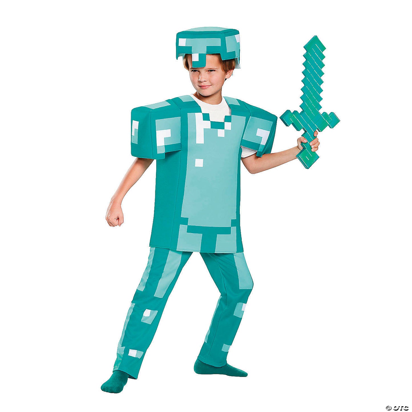20 1/4" Minecraft™ Diamond Sword Costume Accessory | USA Decoration®