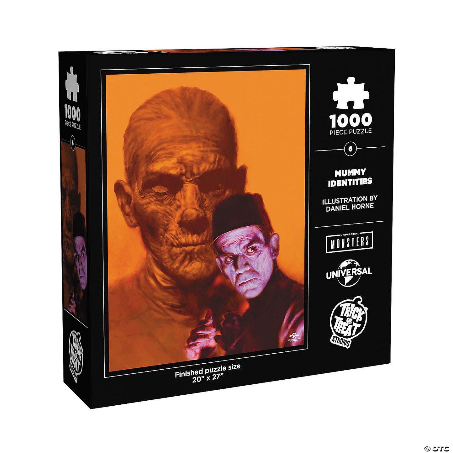 20" x27" Universal Studios Classic Monsters The Mummy™ Identities 1000 Piece Jigsaw Puzzle | USA Decoration®