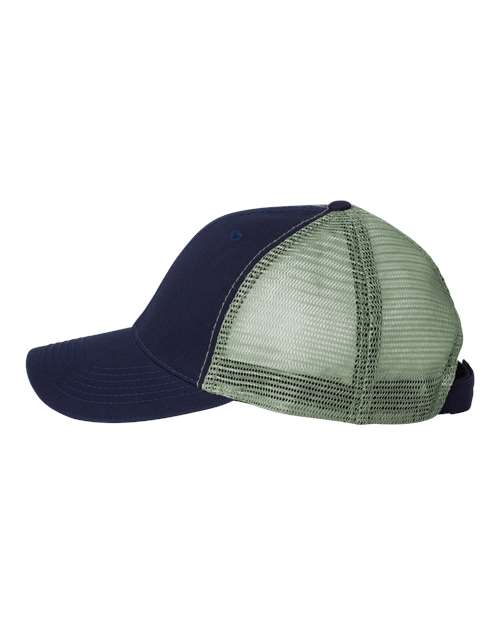 Bio-Washed Trucker Cap | USA Decoration