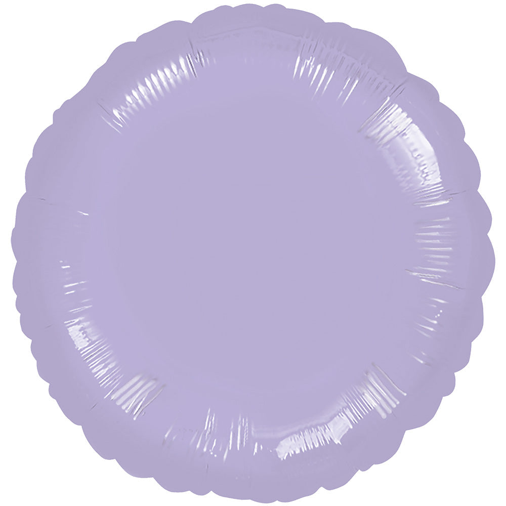 18 inch CIRCLE - METALLIC PEARL PASTEL LILAC | USA Decoration®