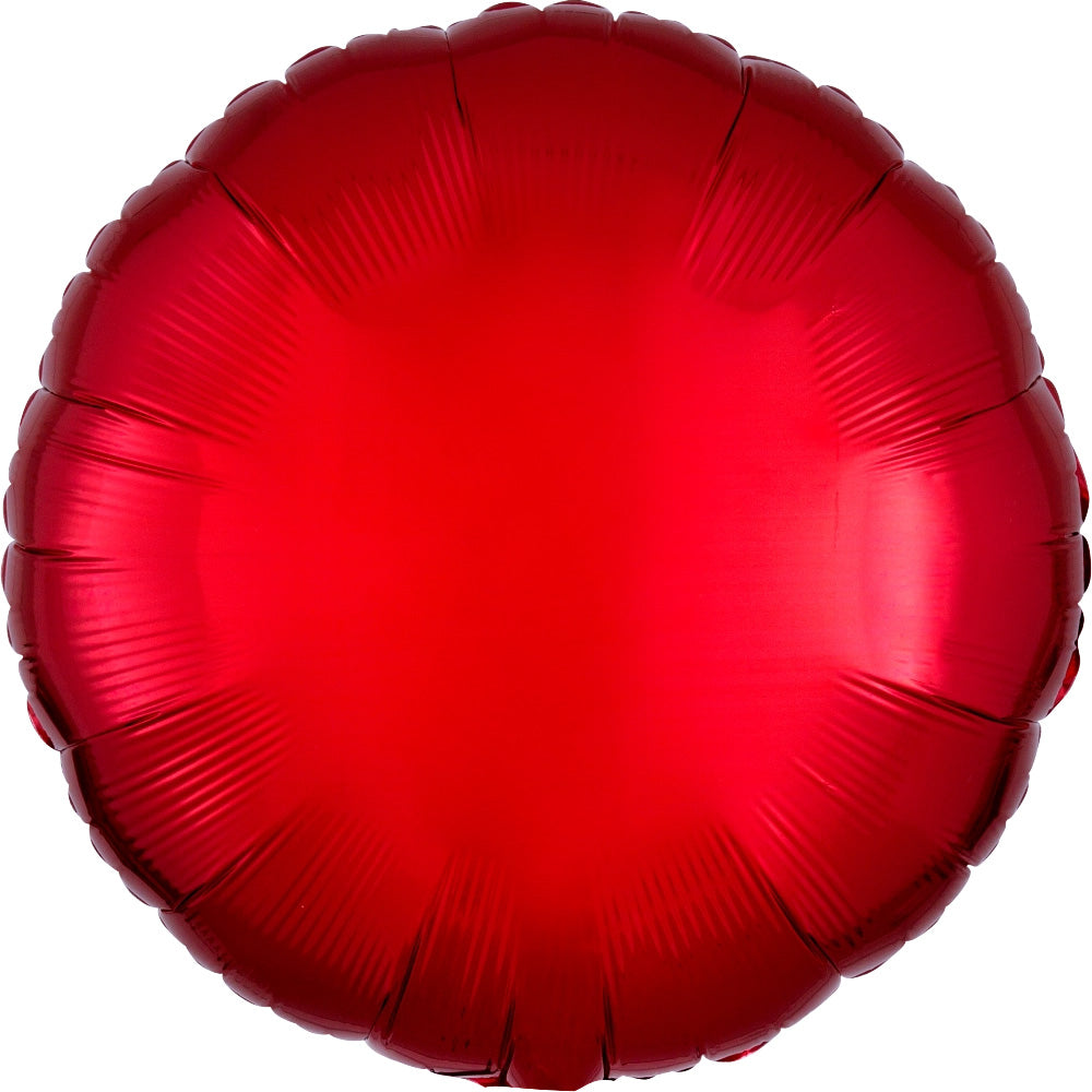 18 inch CIRCLE - METALLIC RED | USA Decoration®