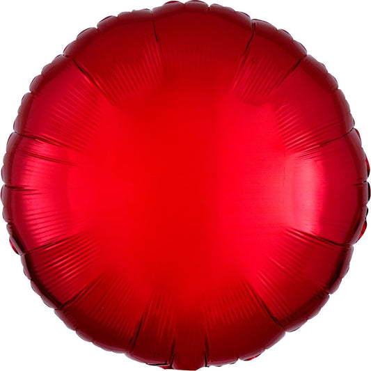 18 inch CIRCLE - METALLIC RED | USA Decoration®