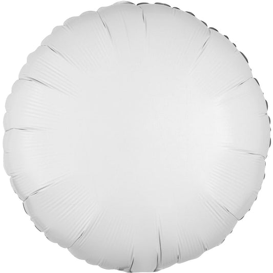 18 inch CIRCLE - METALLIC WHITE | USA Decoration®