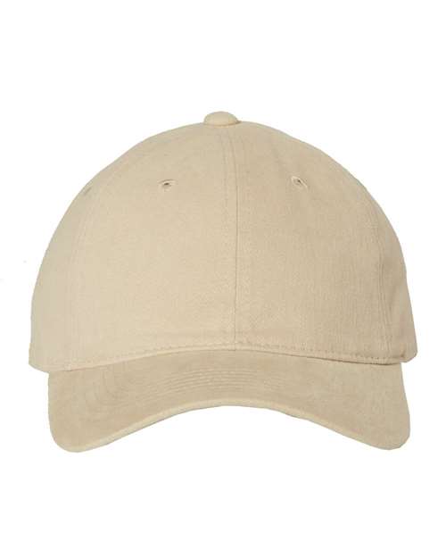 Heavy Brushed Twill Unstructured Cap | USA Decoration