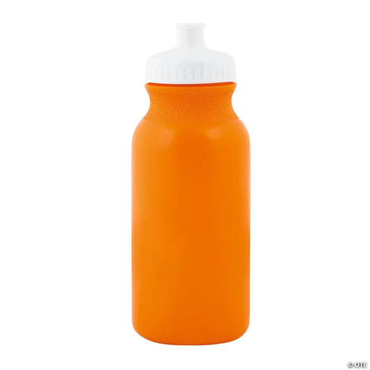 20 oz. Bulk 50 Ct. Orange Plastic Water Bottles | USA Decoration®