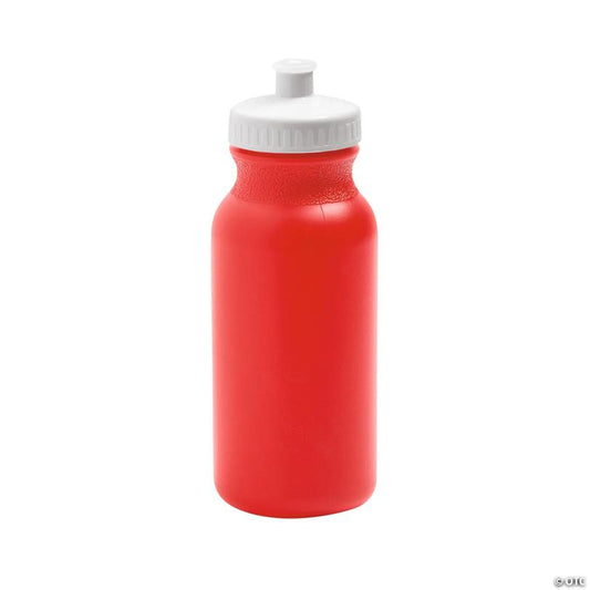 20 oz. Bulk 50 Ct. Red Plastic Water Bottles | USA Decoration®