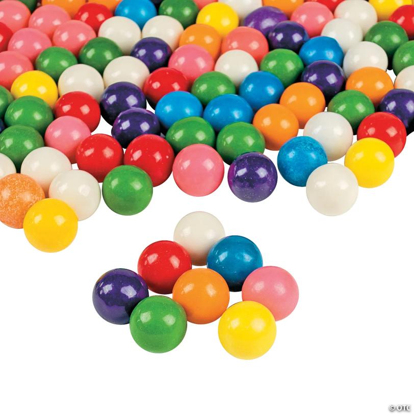 20 oz. Machine-Sized Round, Colorful Dubble Bubble Gumball Candy - 257 Pc.