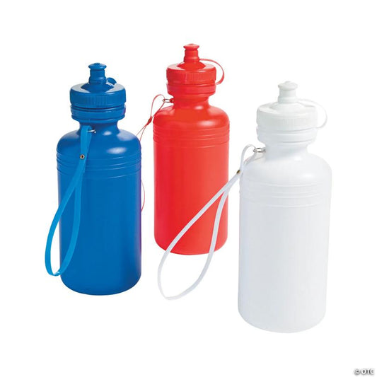 20 oz. Patriotic BPA-Free Plastic Water Bottles - 12 Pc.