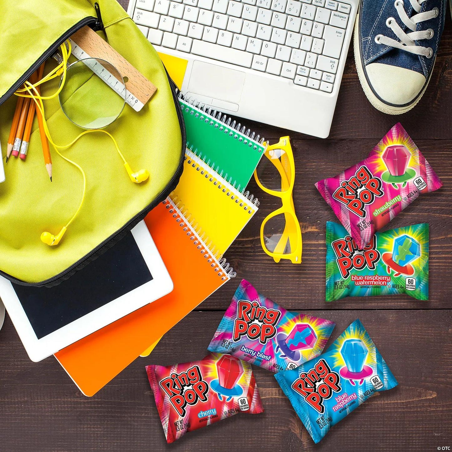 20 oz. Ring Pops & Candy Packs Flavor Variety Bag - 50 Pc.