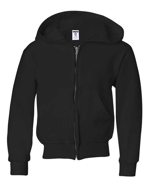 NuBlend® Youth Full-Zip Hooded Sweatshirt | USA Decoration