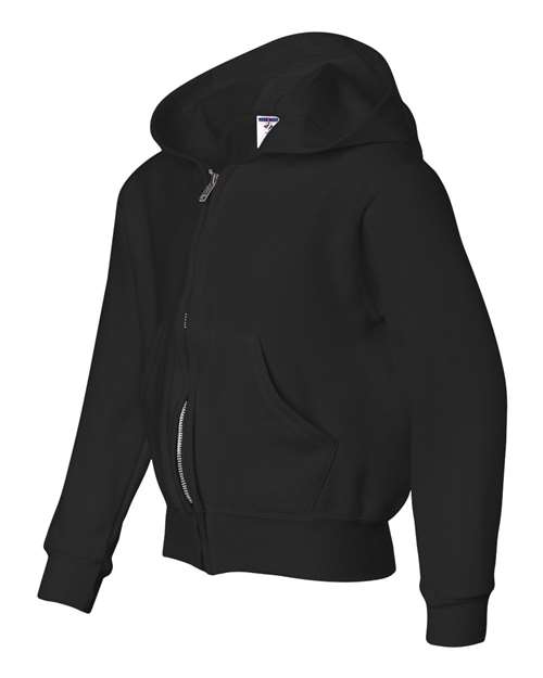 NuBlend® Youth Full-Zip Hooded Sweatshirt | USA Decoration